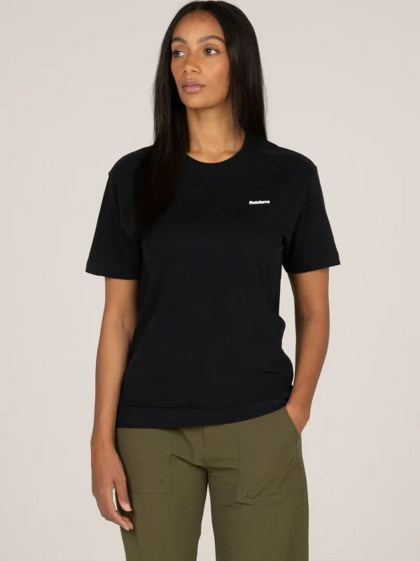 Tops & T-Shirts*Finisterre Harlyn Logo T-Shirt Black