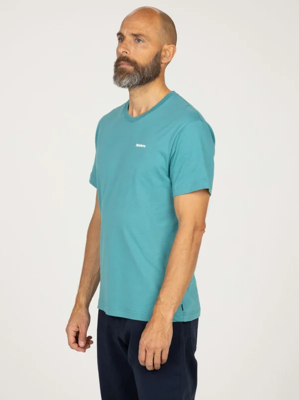 T-Shirts*Finisterre Harlyn Logo T-Shirt Biscay Blue