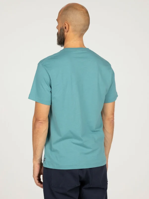 T-Shirts*Finisterre Harlyn Logo T-Shirt Biscay Blue