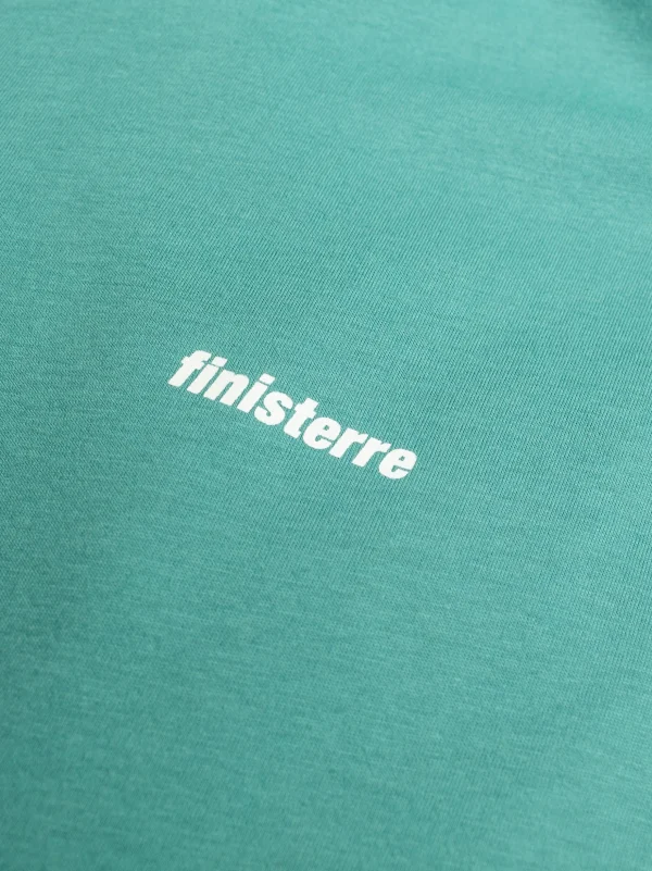 T-Shirts*Finisterre Harlyn Logo T-Shirt Biscay Blue