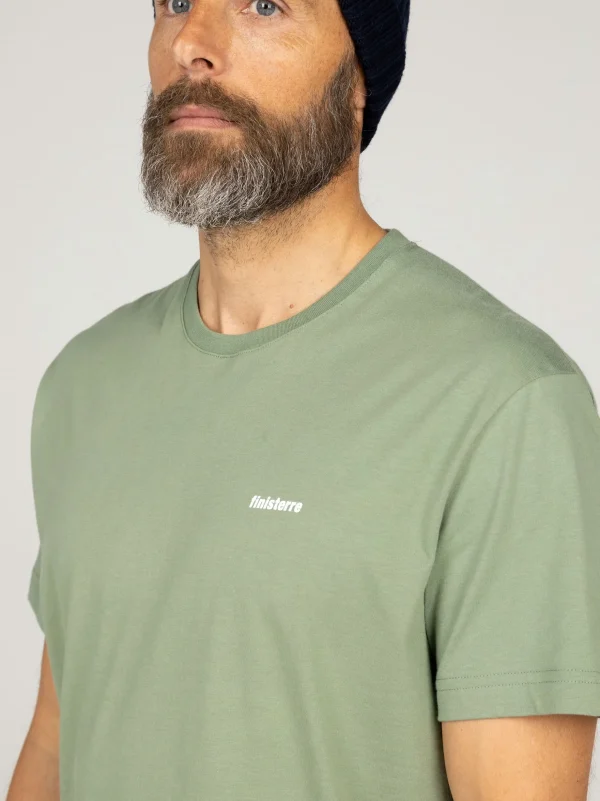 T-Shirts*Finisterre Harlyn Logo T-Shirt Seaspray