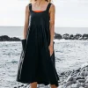 Dresses*Finisterre Havos Hemp Sun Dress Black