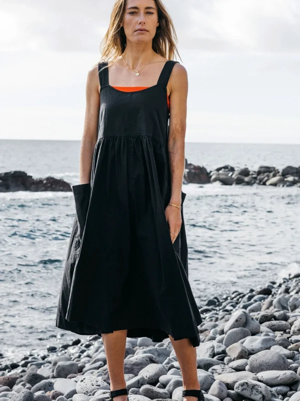 Dresses*Finisterre Havos Hemp Sun Dress Black