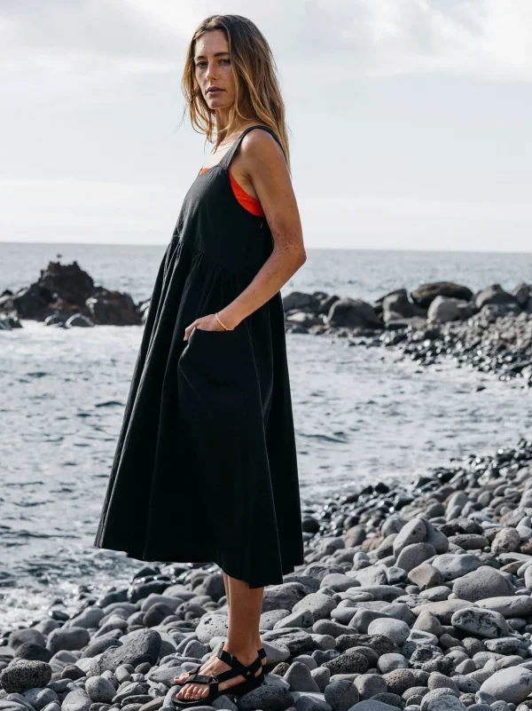 Dresses*Finisterre Havos Hemp Sun Dress Black