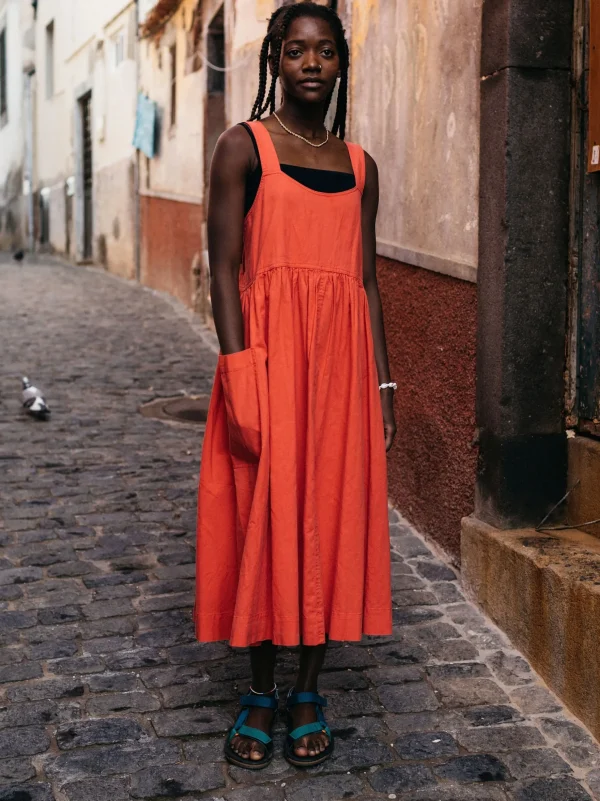 Dresses*Finisterre Havos Hemp Sun Dress Paprika