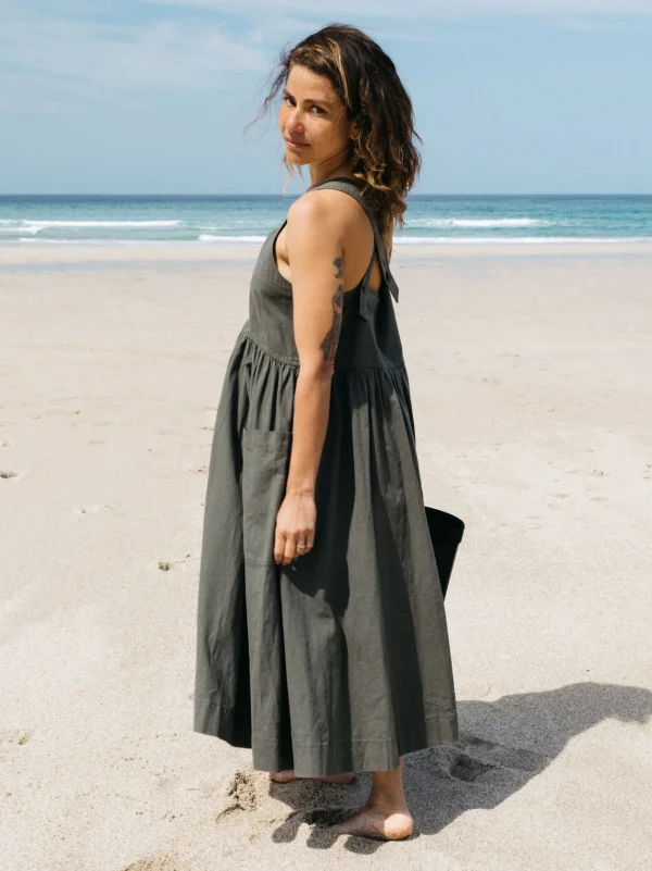 Dresses*Finisterre Havos Hemp Sun Dress Olive