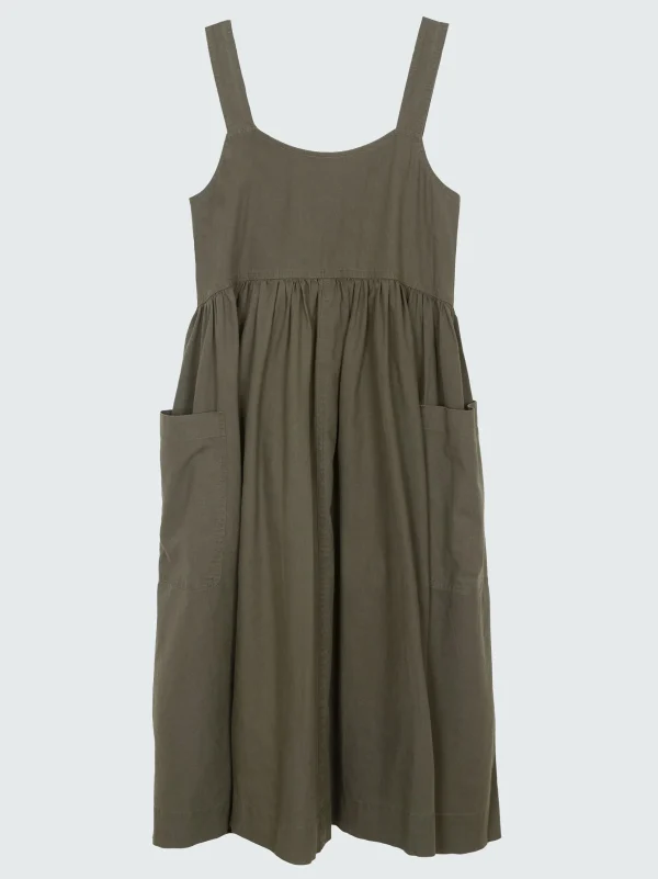 Dresses*Finisterre Havos Hemp Sun Dress Olive