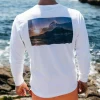 T-Shirts*Finisterre Hunros Jorna Long Sleeve T-Shirt White