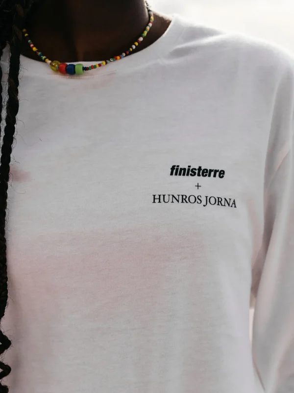 Tops & T-Shirts*Finisterre Hunros Jorna Long Sleeve T-Shirt White