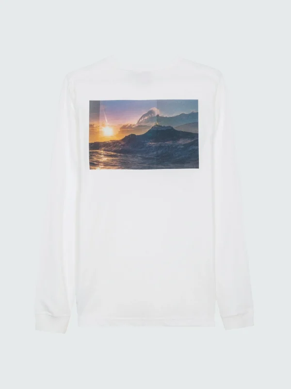 T-Shirts*Finisterre Hunros Jorna Long Sleeve T-Shirt White