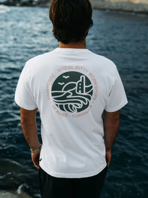 T-Shirts*Finisterre Kitty T-Shirt White