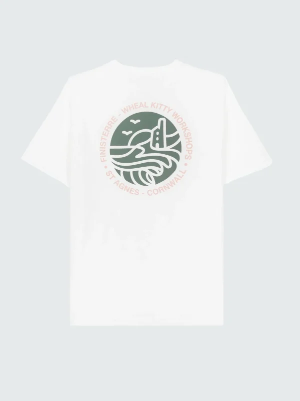 Tops & T-Shirts*Finisterre Kitty T-Shirt White