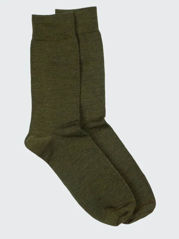 Socks*Finisterre Last Long Original Sock Khaki