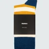 Socks*Finisterre Last Long Original Sock Beeswax/Ecru/Kingfisher