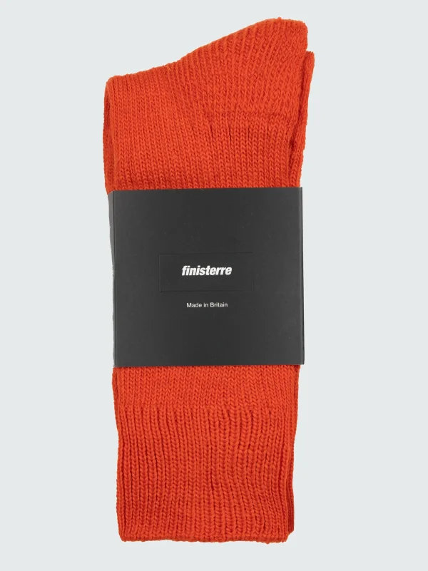 Socks*Finisterre Last Long Ribbed Sock Dark Flame