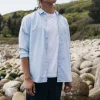 Shirts*Finisterre Line Shirt Sky