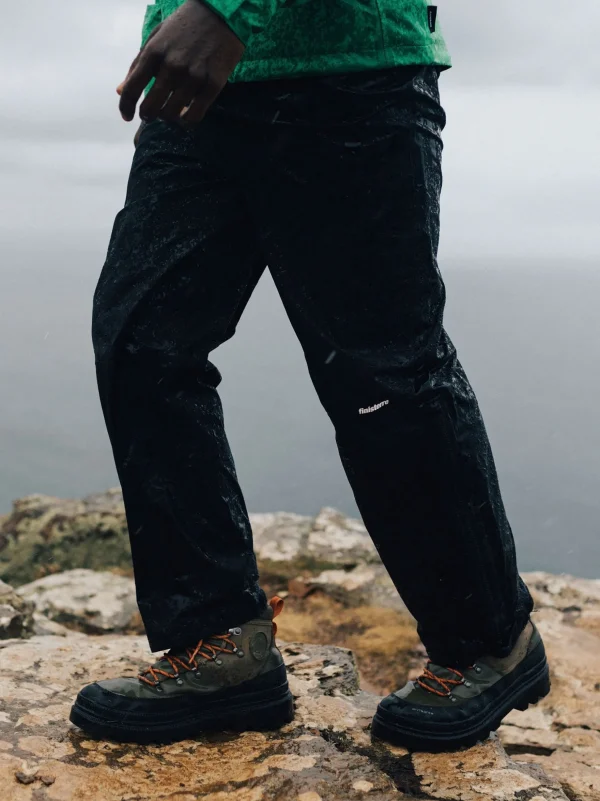 Trousers & Jeans*Finisterre Men's Rainbird Waterproof Trousers Black