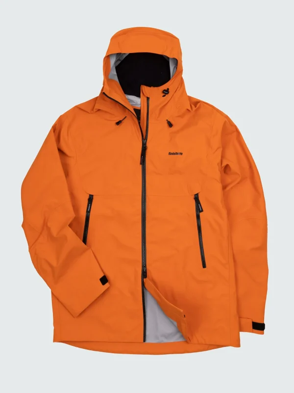 Jackets*Finisterre Men's Stormbird Waterproof Jacket Burnt Orange