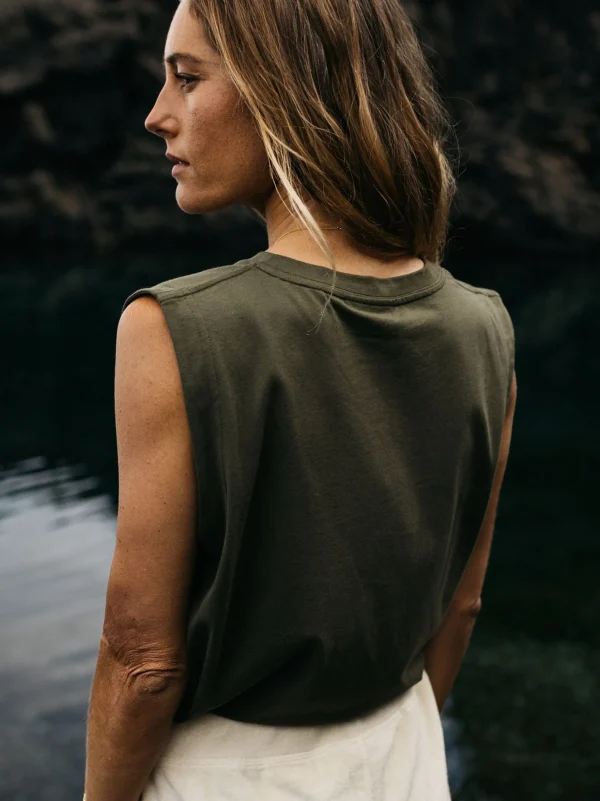 Tops & T-Shirts*Finisterre Meskel Vest Olive