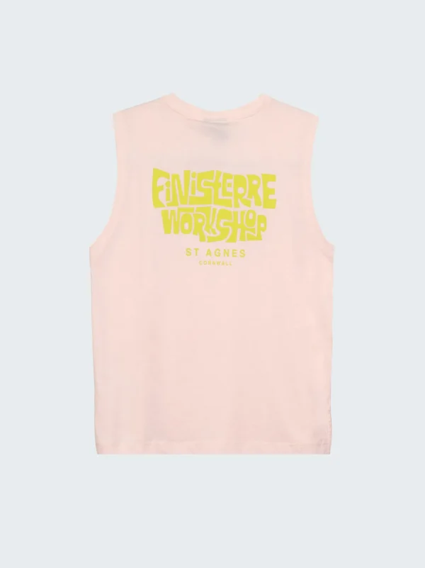 Tops & T-Shirts*Finisterre Meskel Workshop Vest Pink Sky