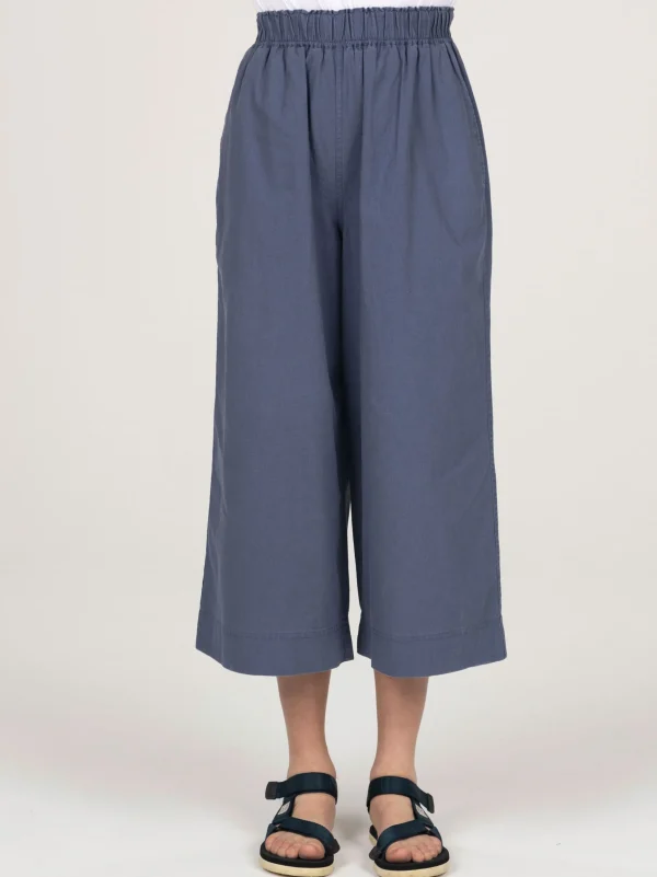 Trousers & Jeans*Finisterre Morva Hemp Culottes Washed Indigo