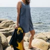 Dungarees & Jumpsuits*Finisterre Morva Hemp Playsuit Washed Indigo