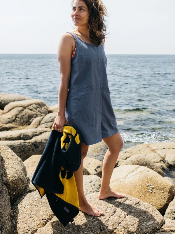 Dungarees & Jumpsuits*Finisterre Morva Hemp Playsuit Washed Indigo