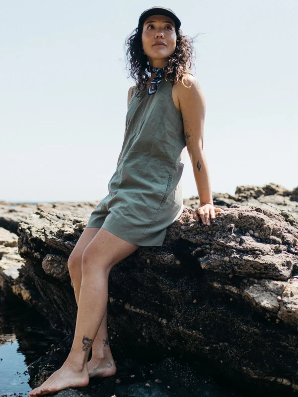 Dungarees & Jumpsuits*Finisterre Morva Hemp Playsuit Seaspray