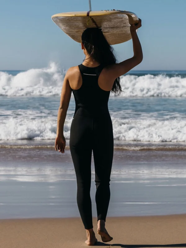 Wetsuits*Finisterre Nieuwland 2E Yulex® Long Jane Swimsuit Black