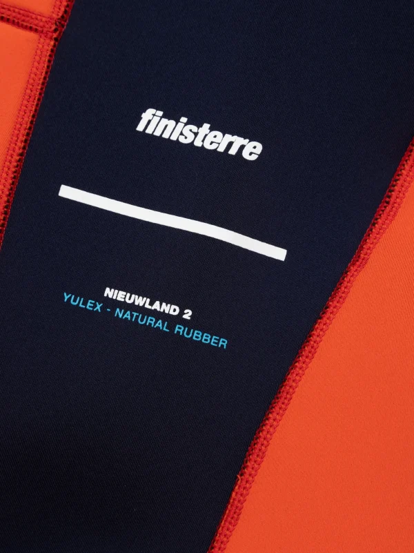 Wetsuits*Finisterre Nieuwland 2E Yulex® Long Jane Swimsuit Flame / Ink