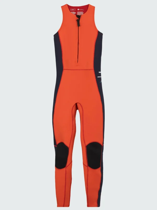 Wetsuits*Finisterre Nieuwland 2E Yulex® Long Jane Swimsuit Flame / Ink