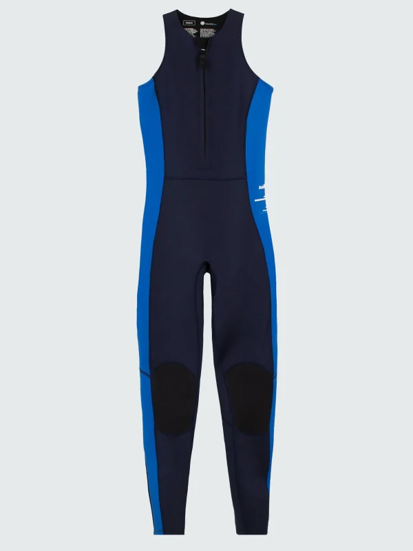 Wetsuits*Finisterre Nieuwland 2E Yulex® Long Jane Swimsuit Ink/Lapis