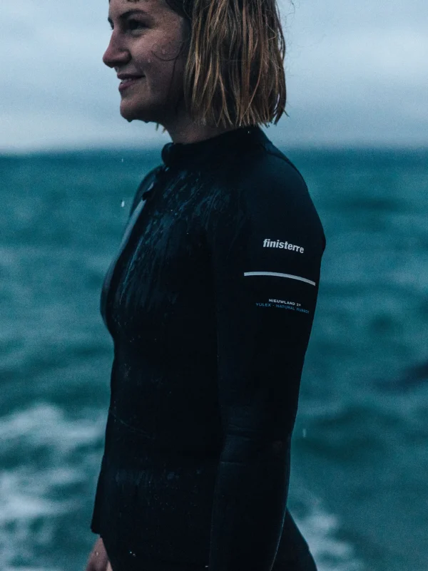 Wetsuits*Finisterre Nieuwland 2E Yulex® Long Sleeve Top Black