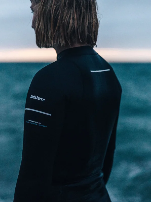 Wetsuits*Finisterre Nieuwland 2E Yulex® Long Sleeve Top Black