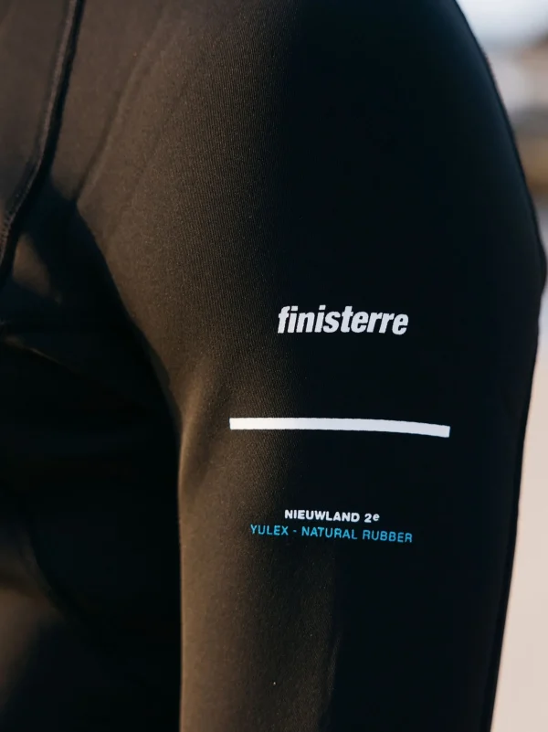 Wetsuits*Finisterre Nieuwland 2E Yulex® Long Sleeve Top Black