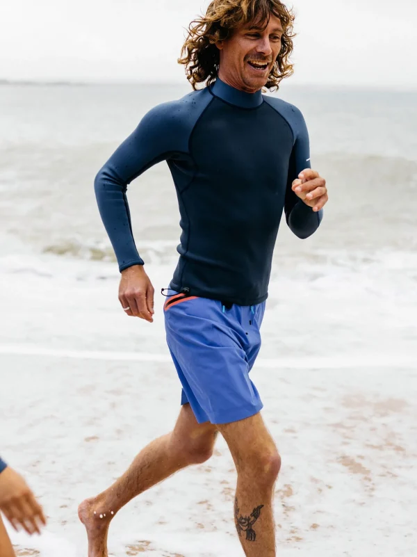 Swimwear*Finisterre Nieuwland 2E Yulex® Long Sleeve Top Dark Ozone