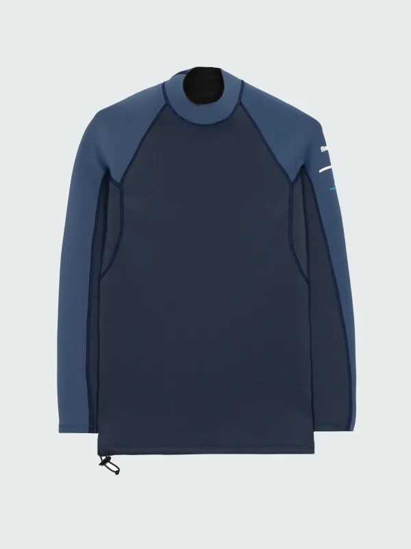 Wetsuits*Finisterre Nieuwland 2E Yulex® Long Sleeve Top Dark Ozone