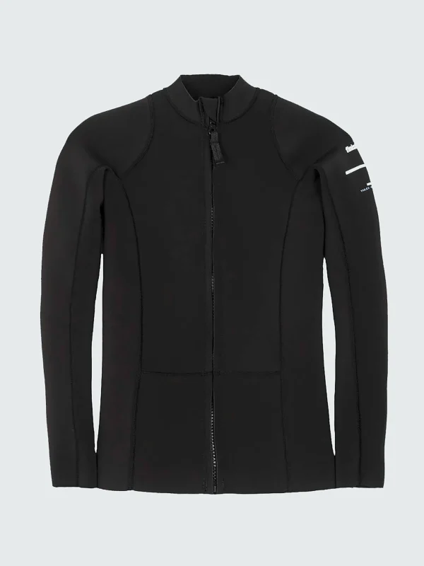 Wetsuits*Finisterre Nieuwland 2E Yulex® Long Sleeve Top Black