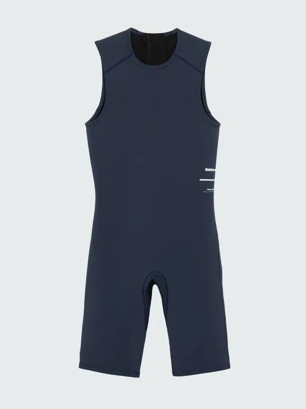 Swimwear*Finisterre Nieuwland 2E Yulex® Sleeveless Shorty Wetsuit Dark Ozone