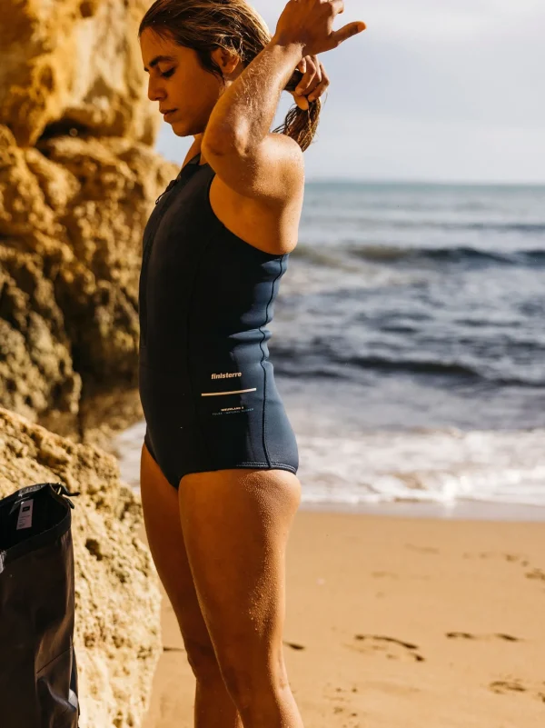 Wetsuits*Finisterre Nieuwland 2E Yulex® Swimsuit Indigo