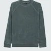 Sweatshirts & Hoodies*Finisterre Otis Towelling Crew Sweatshirt Deep Sea