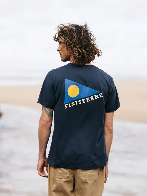 T-Shirts*Finisterre Pendant T-Shirt Navy