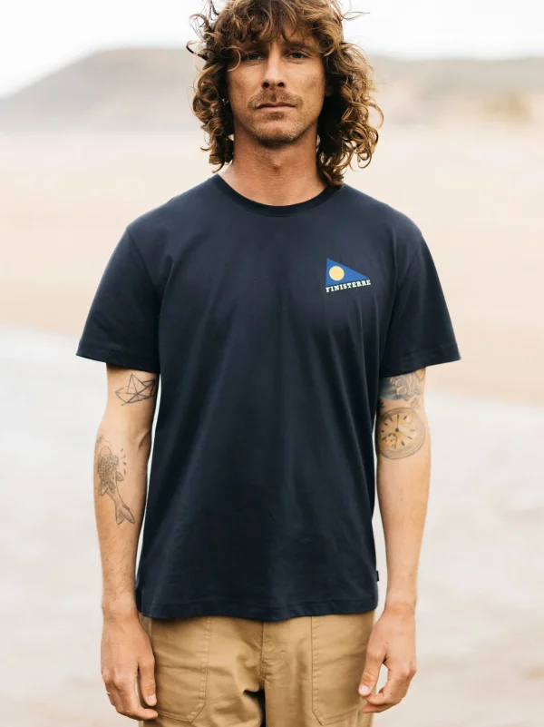 T-Shirts*Finisterre Pendant T-Shirt Navy