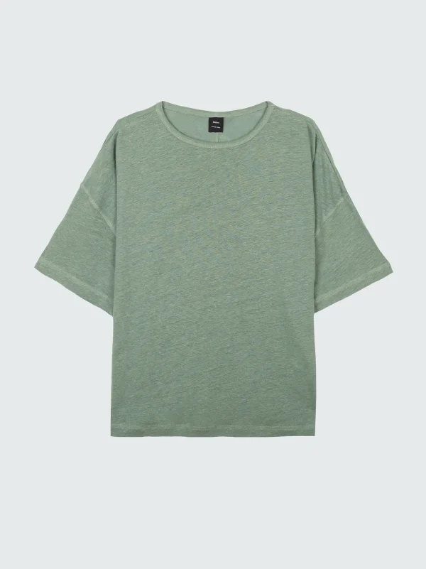 Tops & T-Shirts*Finisterre Riviera Linen T-Shirt Seaspray