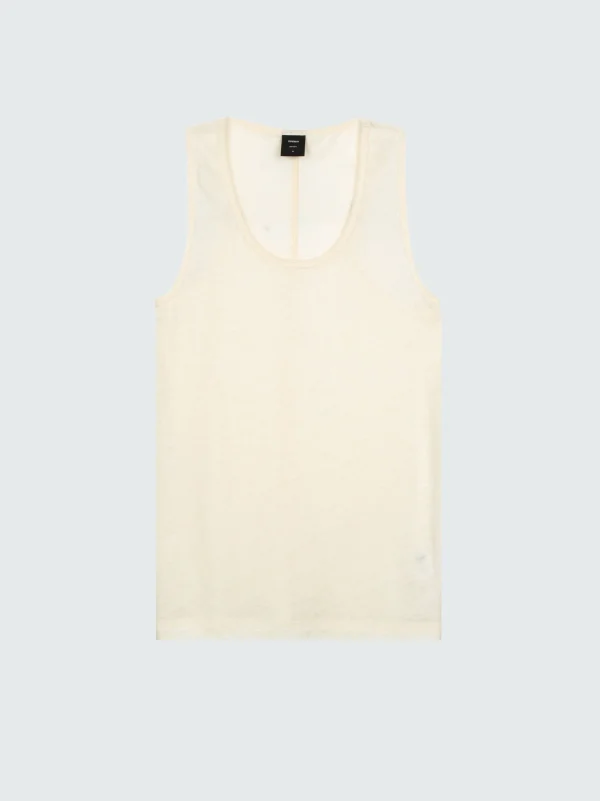 Tops & T-Shirts*Finisterre Riviera Linen Vest Ecru