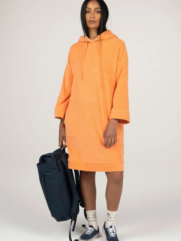 Dresses*Finisterre Robeston Towelling Dress Sunset