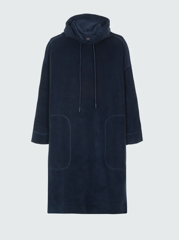 Changing Robes*Finisterre Robeston Towelling Dress Navy