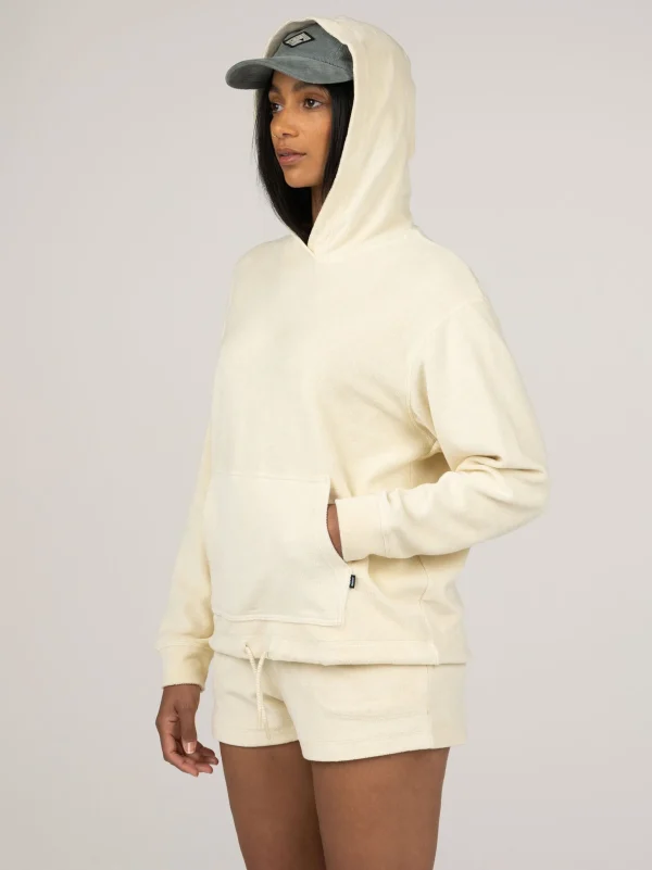 Sweatshirts & Hoodies*Finisterre Robeston Towelling Hoodie Ecru