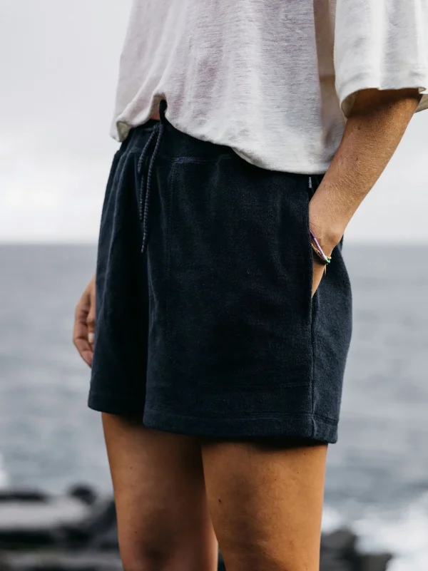 Shorts*Finisterre Robeston Towelling Shorts Navy