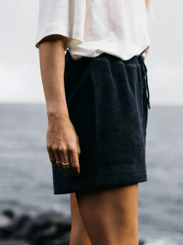 Shorts*Finisterre Robeston Towelling Shorts Navy